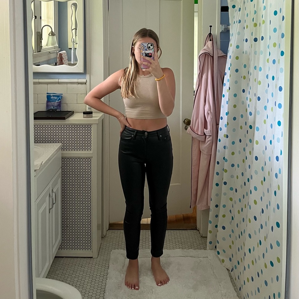 Pistola Faux Leather Pants Size 24